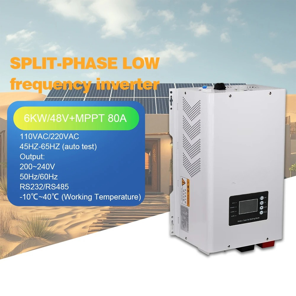 Off Grid Solar Inverter 48V 6000W - Inverter Solare a Onda Pura 6000W