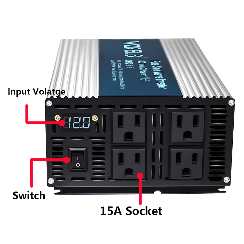 Convertitore di energia solare - Inverter Pure Sine Wave 60Hz 120V 3000W recensione e prezzo